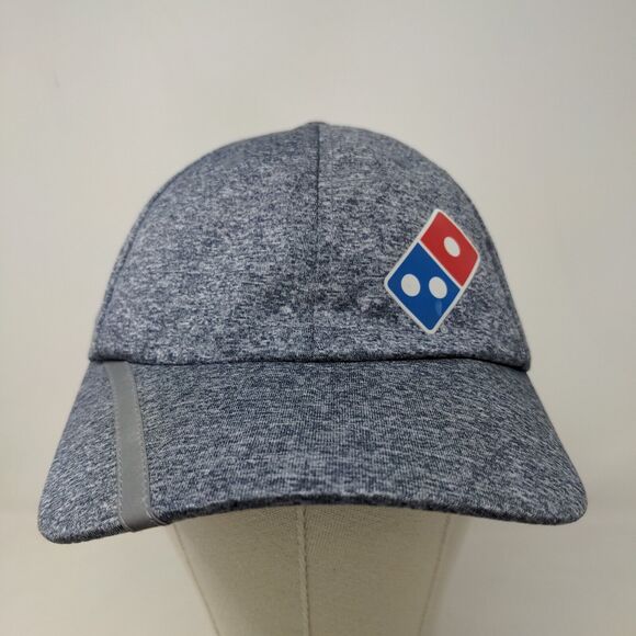Domino's Gear Men's Strapback Hat Blue Gray Size OS Employee Uniform Cap - Picture 2 of 11